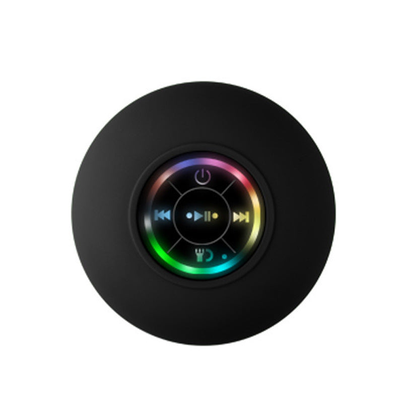 BTS07 Waterproof Bluetooth Speaker with Large Suction Cup and LED Light