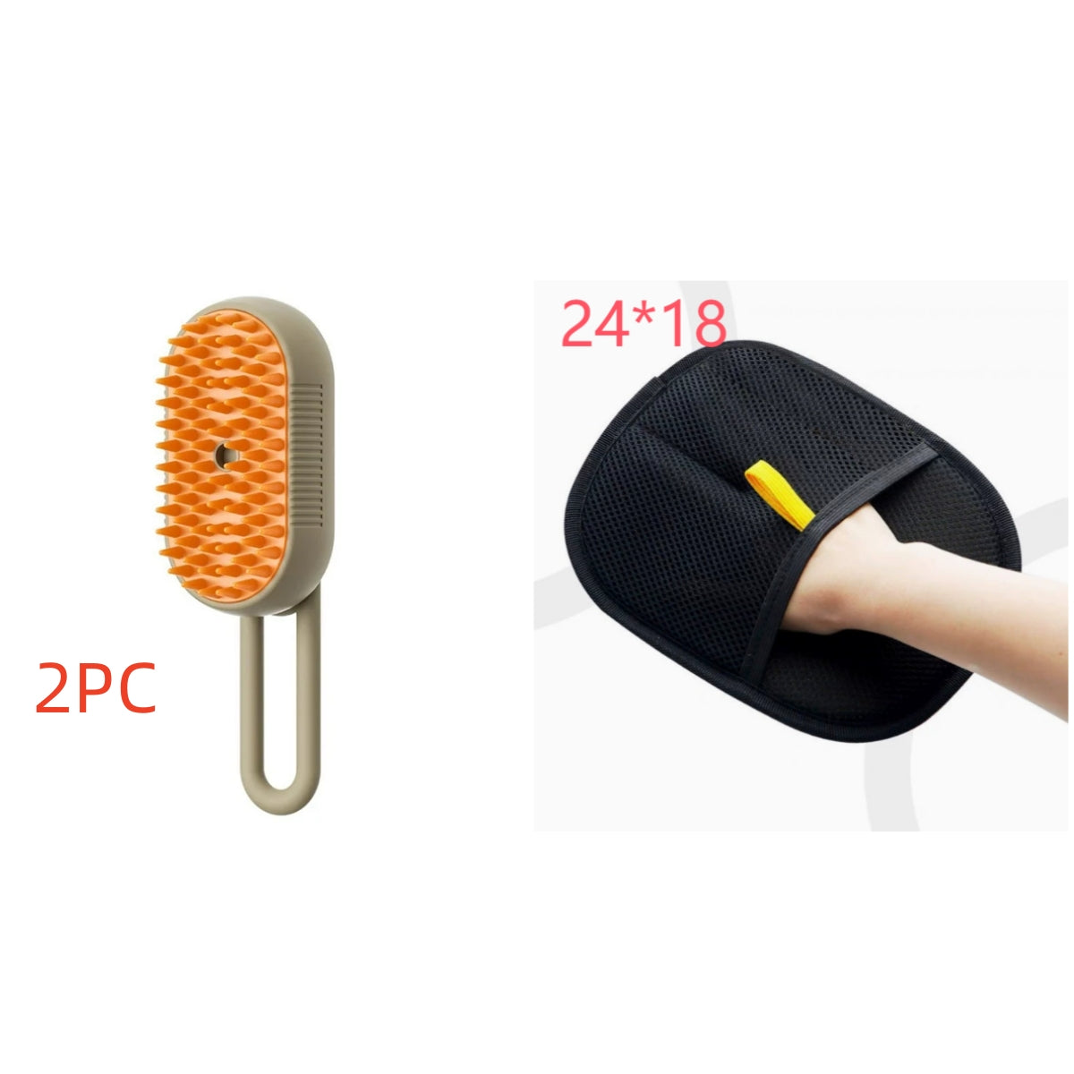 3-in-1 Electric Spray Steam Brush for Cats and Dogs