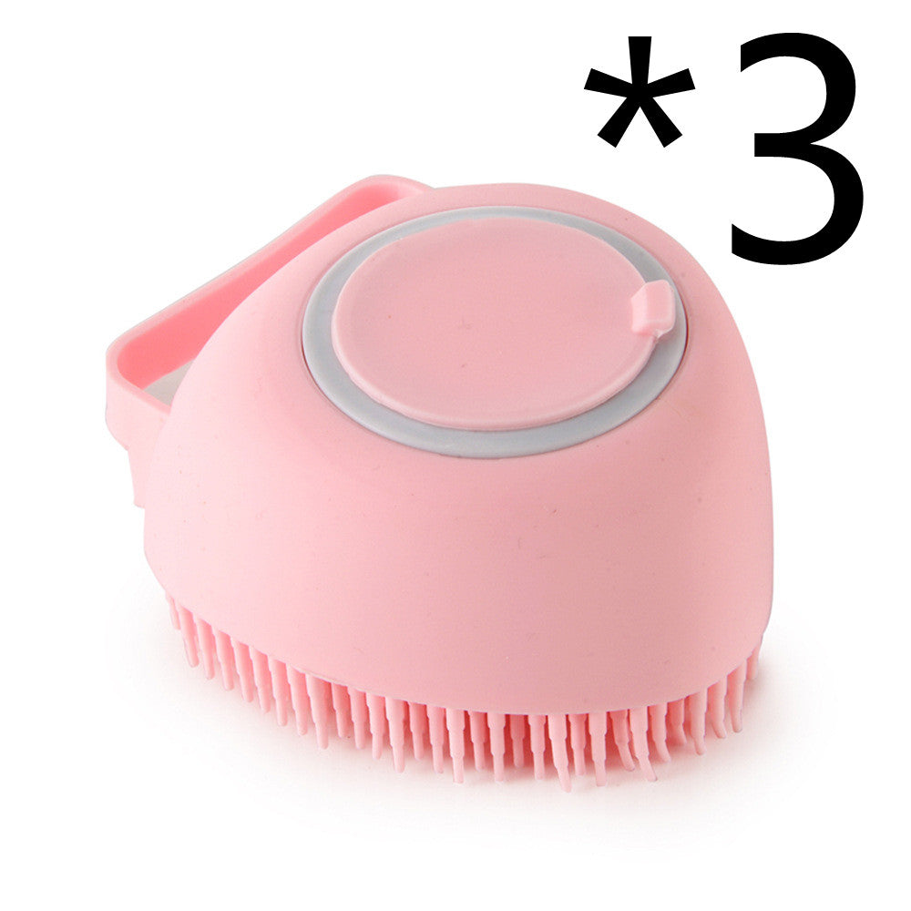Silicone Dog Bath Massage Glove Brush for Cats and Dogs