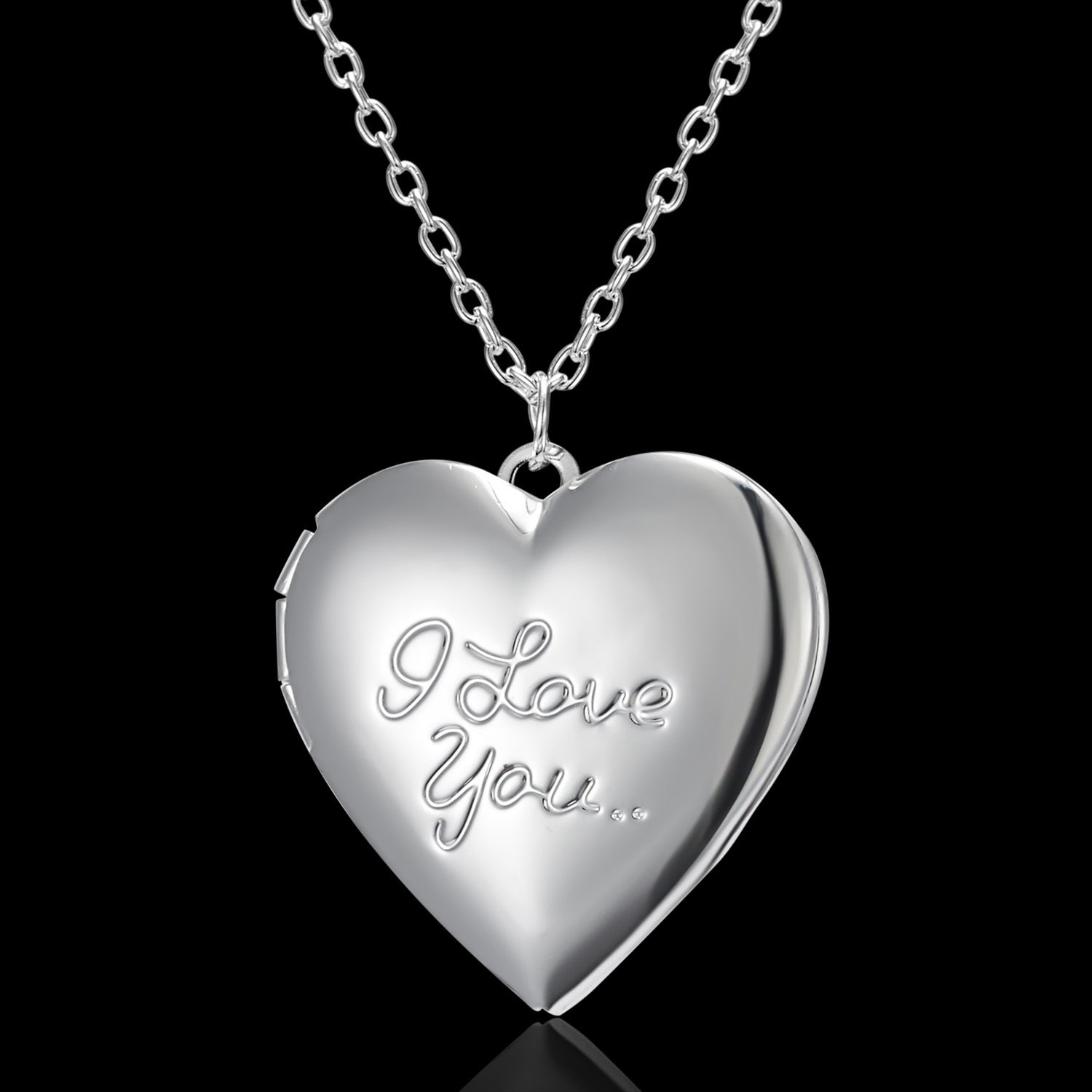 Personalized Heart-Shaped Photo Frame Pendant Necklace for Women