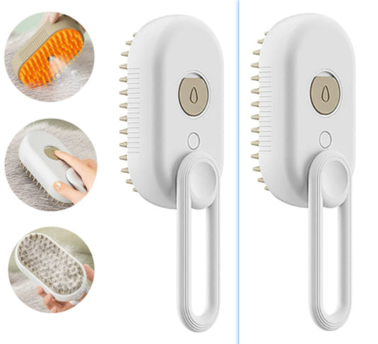 3-in-1 Electric Spray Steam Brush for Cats and Dogs