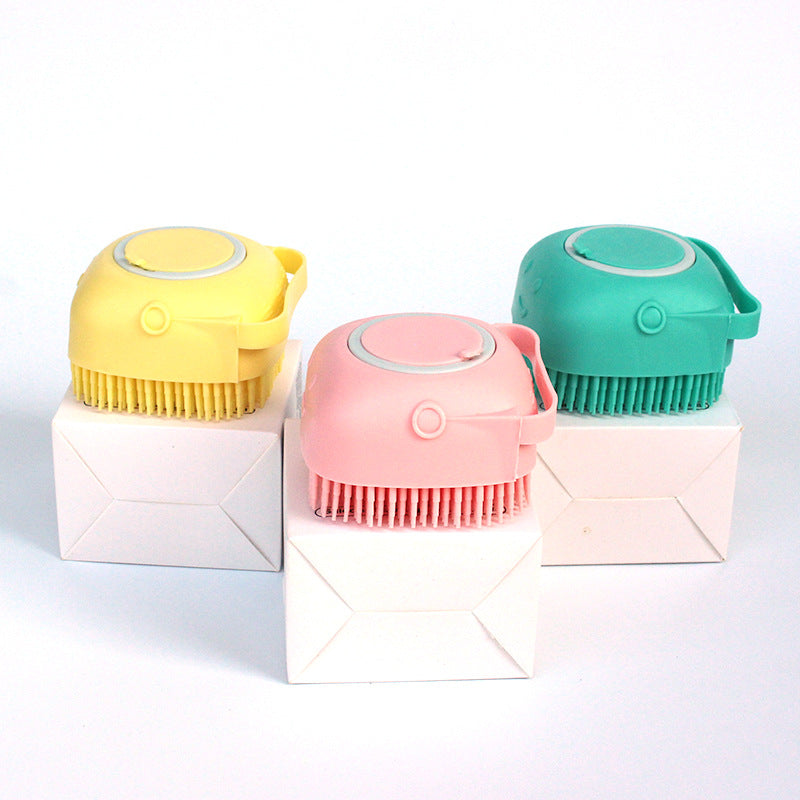 Silicone Dog Bath Massage Glove Brush for Cats and Dogs